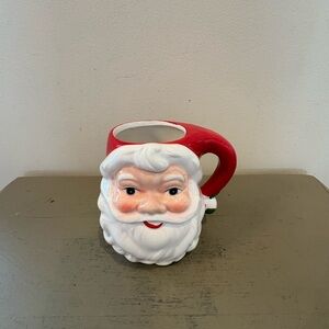 Transpac Large Ceramic Santa Mug